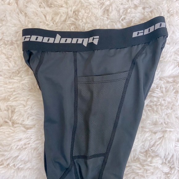 Padded knee basketball leggings - Picture 2 of 5